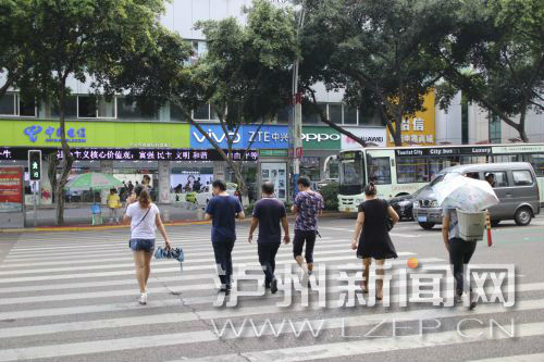 絕大多數(shù)市民都做到了自覺禮讓斑馬線，不橫穿馬路，不翻越欄桿，做到車讓人、人讓車